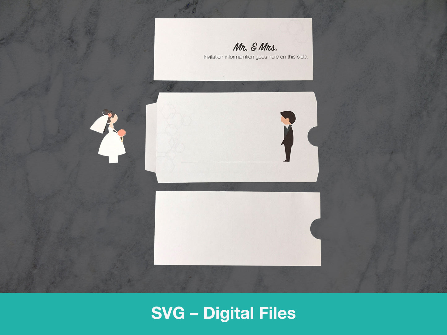 Slide out Invitation SVG β Mockys