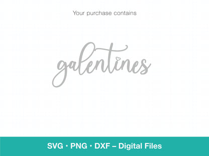 a white background with the words, your purchase contains galaine's svg