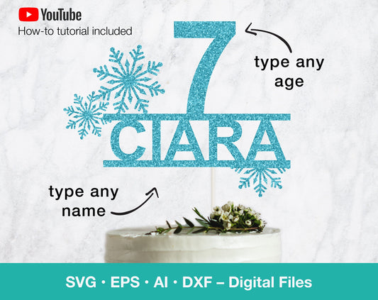 Snowflake Personalized SVG