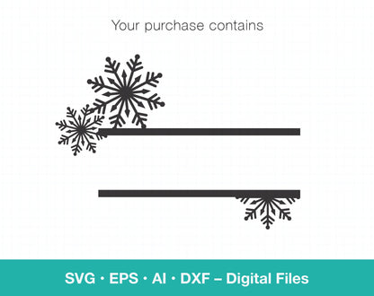 Snowflake Personalized SVG