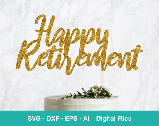 Happy Retirement SVG