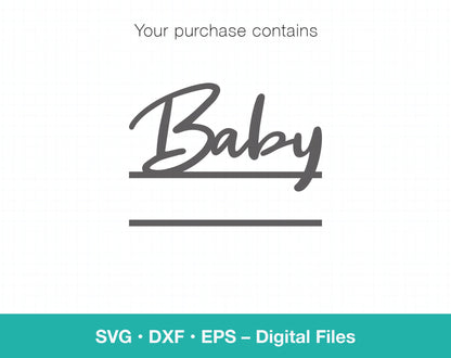 Baby SVG