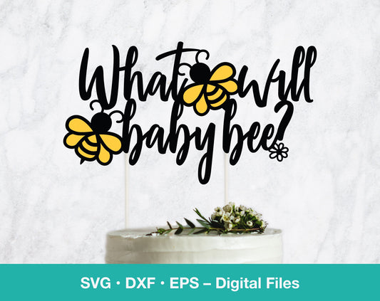 What will Baby Bee Gender Reveal SVG