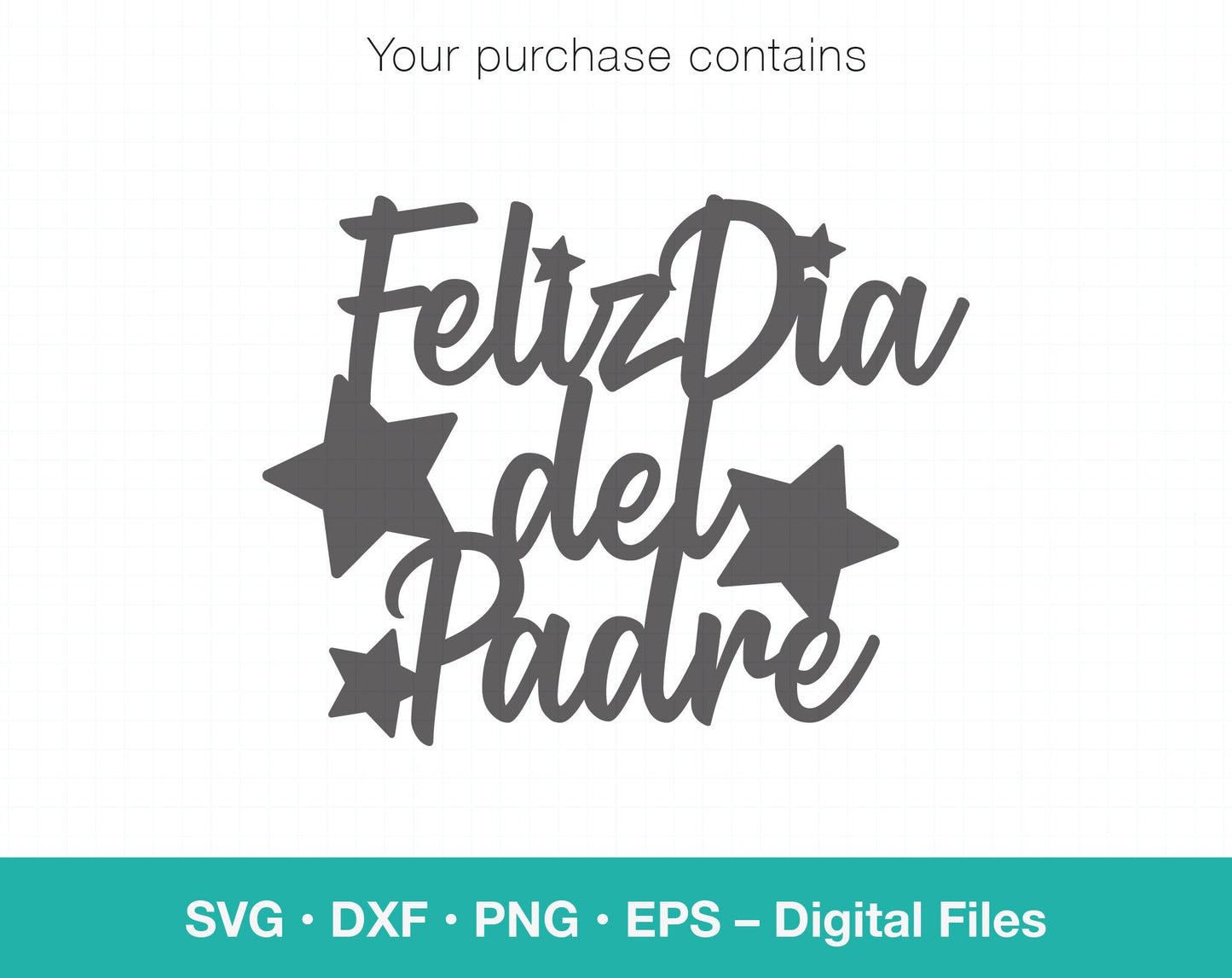 Feliz Dia del Padre SVG